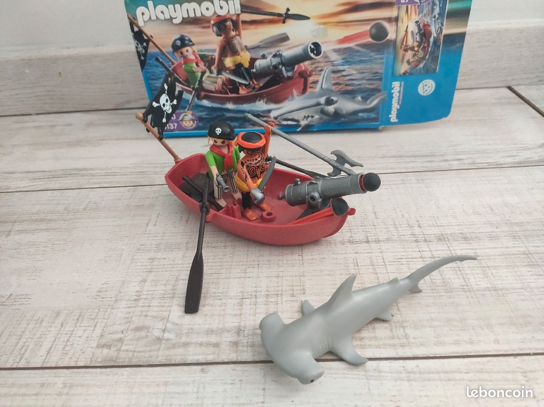 Playmobil 5137 marque des pirates avec requin-marteau (image 1)