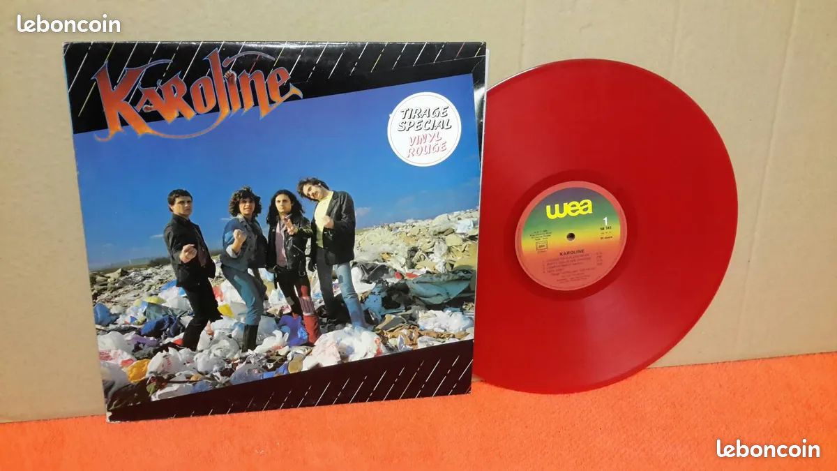 Disque lp Karoline vinyle rouge (image 1)