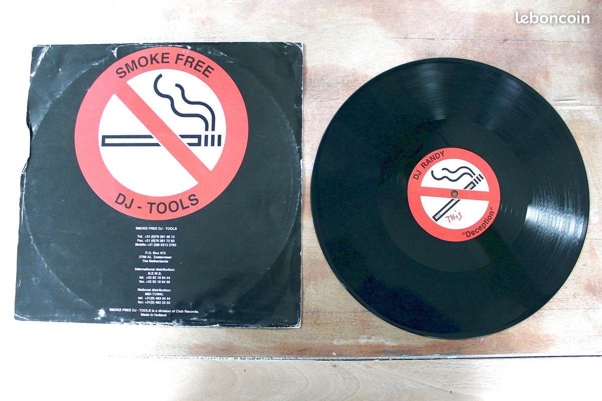 Vinyle Deep Dive Deception de DJ Randy électro tech house hard trance 1995 (image 2)