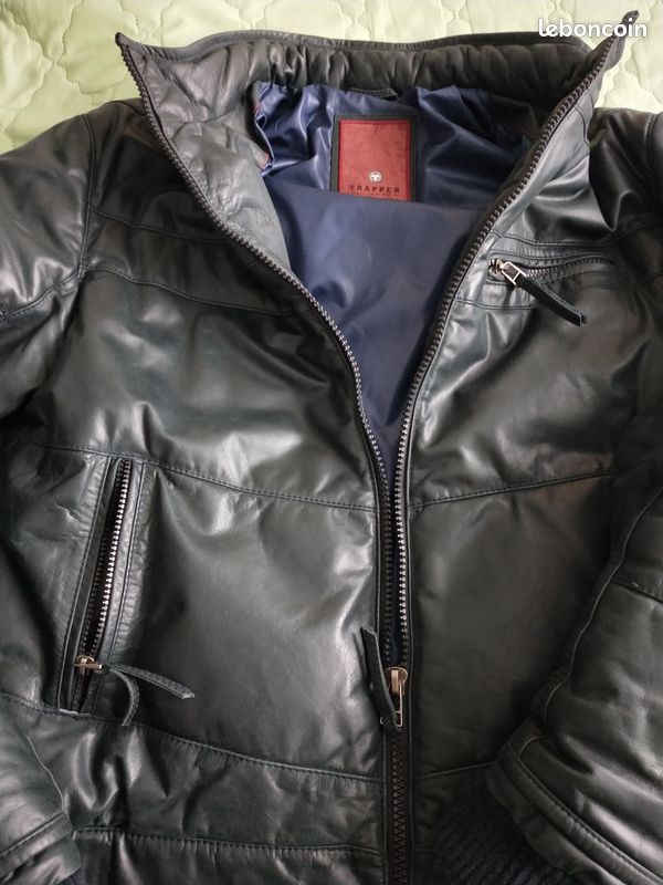 Veste Cuir trapper L (image 4)