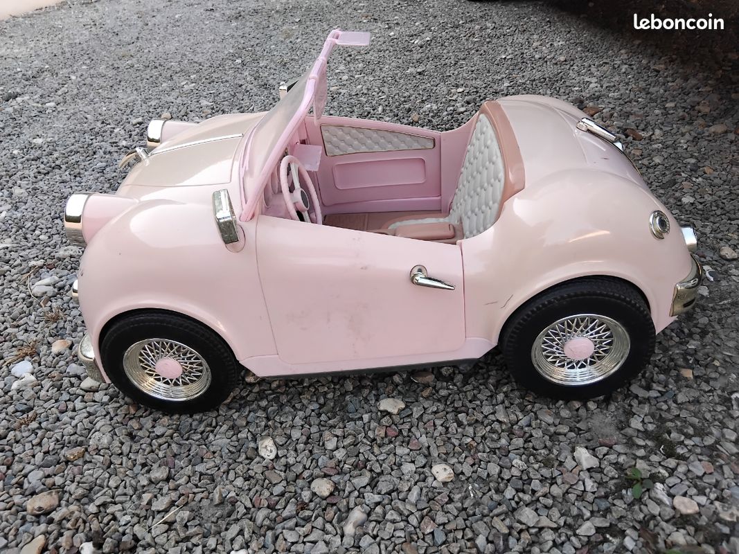 Handgemaakt - Ancienne voiture de poupée avec peinture