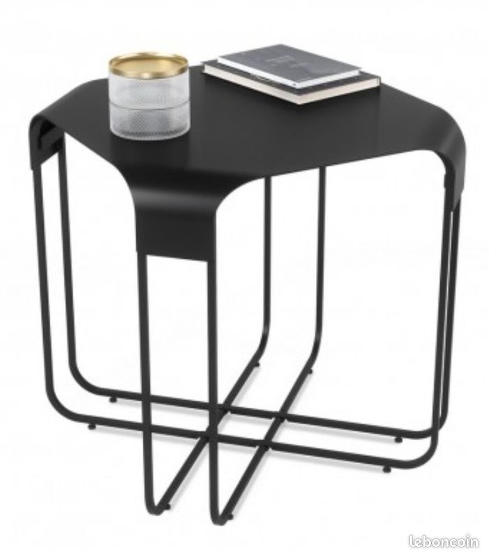 Bout de canape table basse noire umbra (image 3)