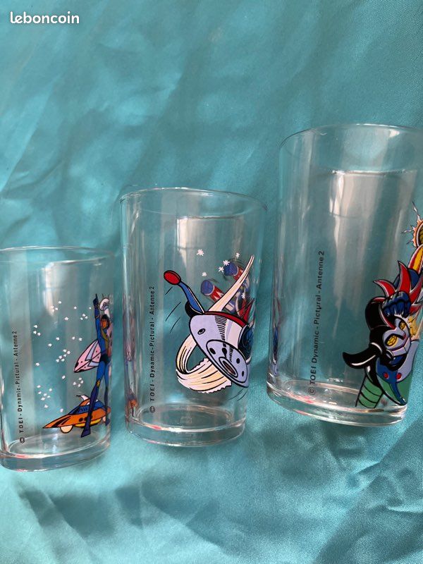 Lot verre goldorak X 3 (image 2)