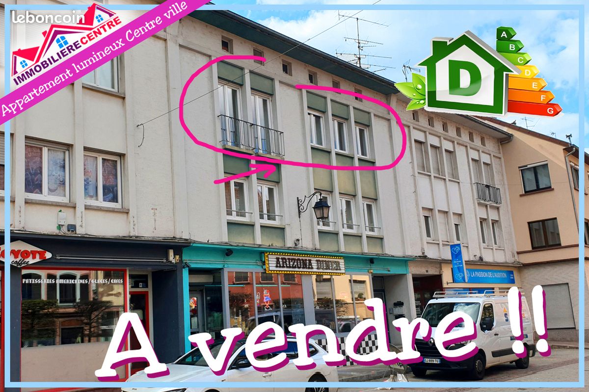 Appartement 4 pièces 88 m² · à Sarreguemines · 87,6 m² · 122 000 €