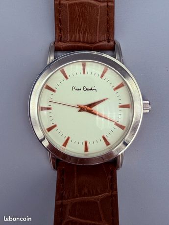 Pierre Cardin Femmes Analogique Quartz Montre avec Bracelet en Cuir PC106042S02