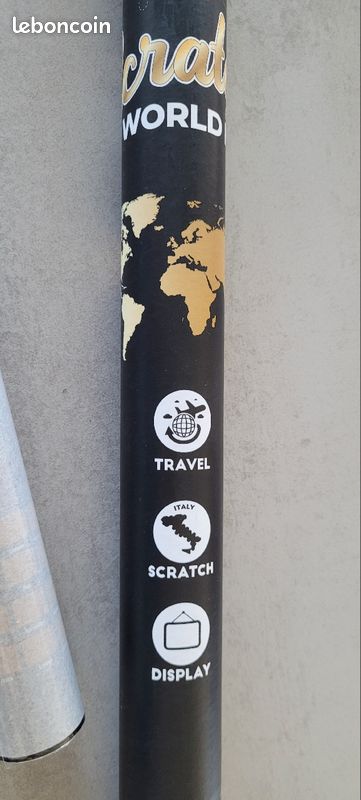 Carte du monde à gratter (image 1)