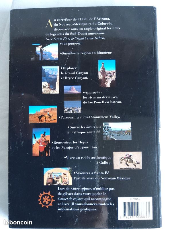 Livre SANTA FE et le grand cercle indien + livret le carnet de voyage (cinepat42) (image 2)