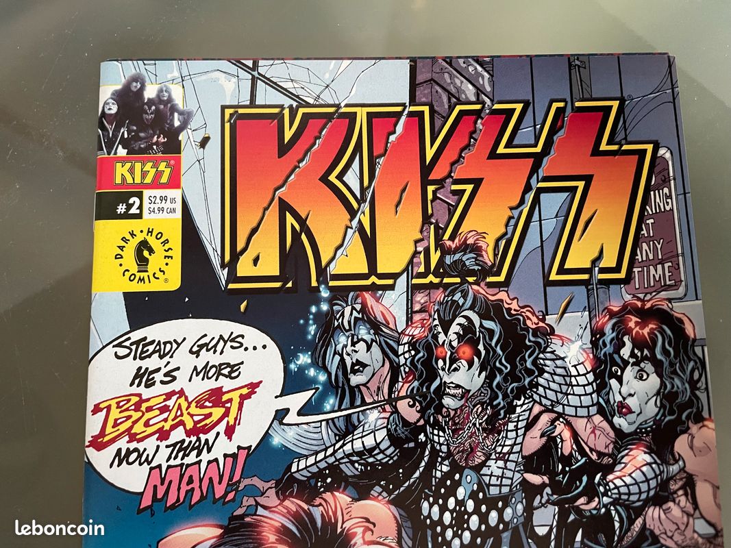 Kiss #1-2 (Dark Horse) J. Scott Campbell Cover (image 5)