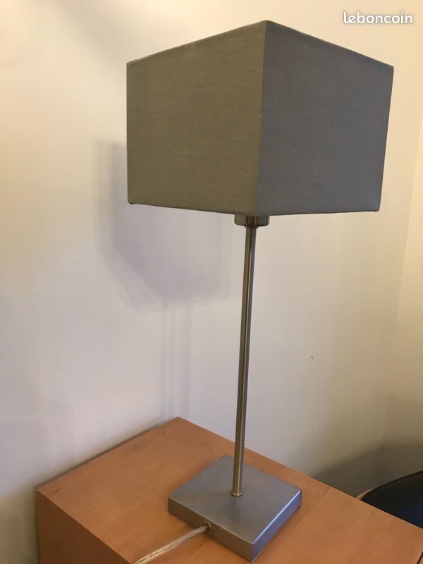 Abat-jour Carré En Tissu Doré - Pour Lampe De Table Ou Murale, Style Ferme Chic, Remplacement Facile