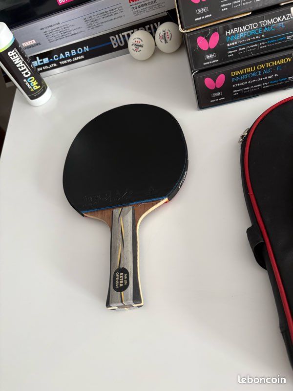Raquette de tennis de table exceptionnelle yasaka ma lin extra offensive + rxton 3 pro max - raquette club sur mesure (image 1)
