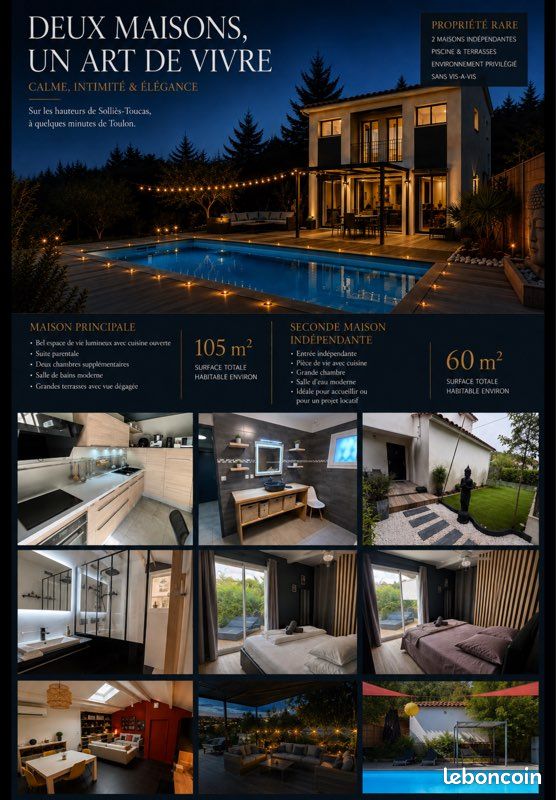 Maison 7 pièces 165 m² · à Solliès-Toucas · 165 m² · 630 000 €