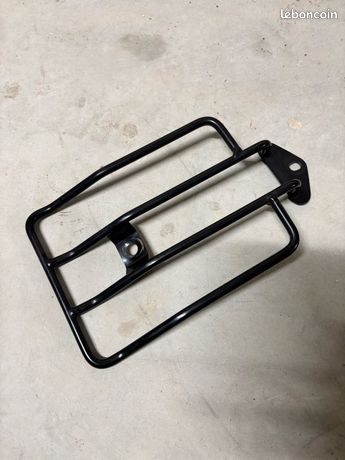 KATUR Porte-Bagages Moto Pour Harley XL Sportster - Support Tablette Siège Solo 180mm Argent