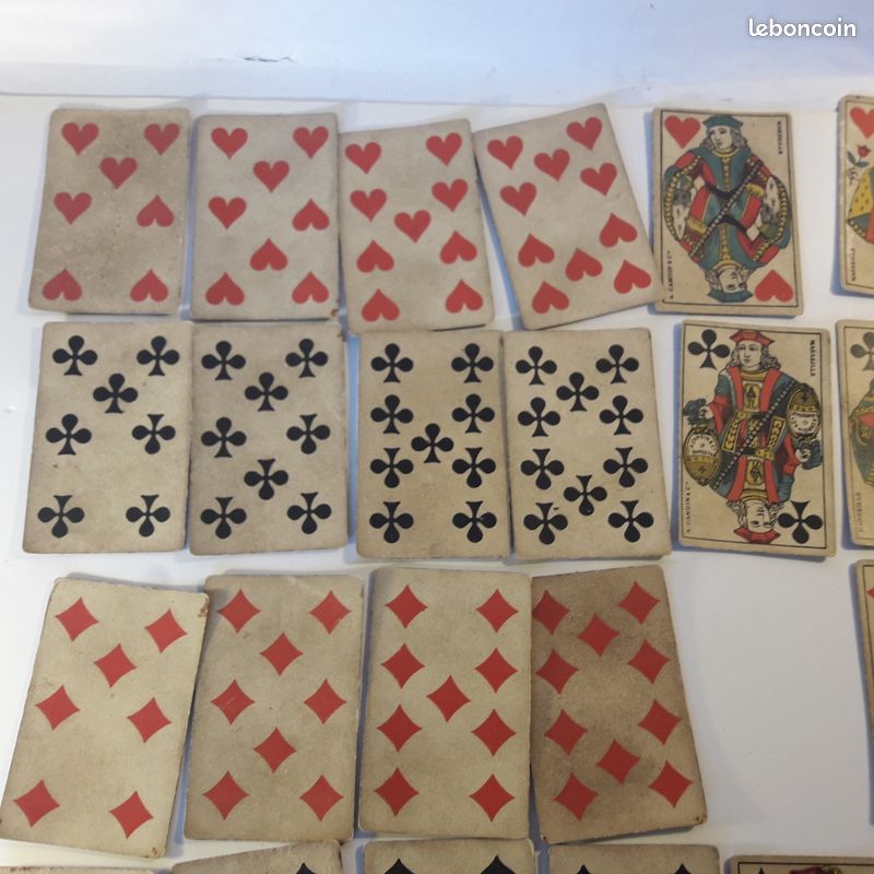 Planches De Cartes à Jouer J.B. Camoin De Levano - Marseille 18ème Siècle - Occasion