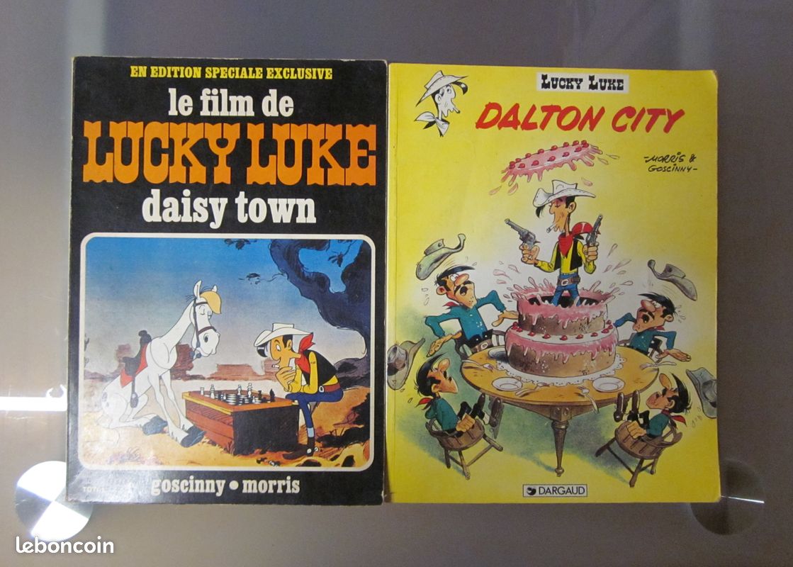 Boîte De 2 Dominos Lucky Luke éditeur Dargaud 1984 Volumétrix - Vintage, Occasion