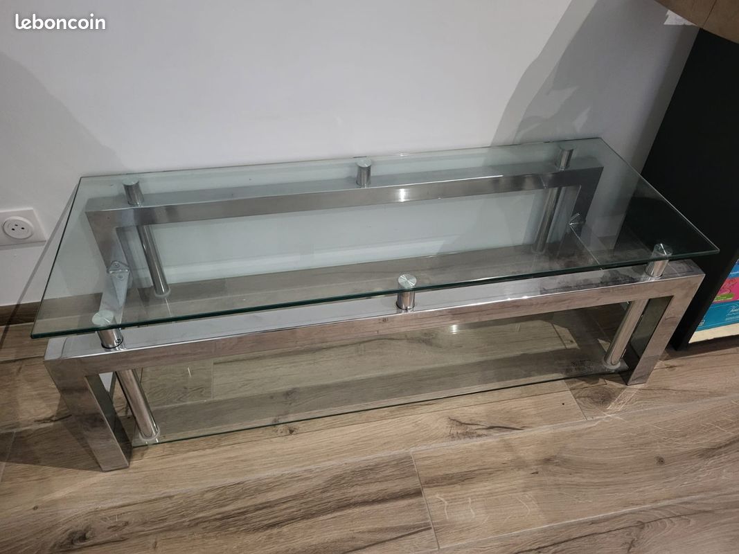 Table basse en verre (image 1)