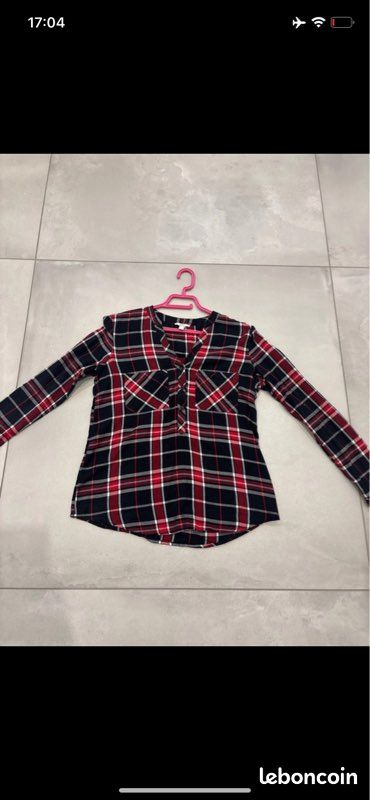 Chemise western à carreaux vintage des années 70 femmes