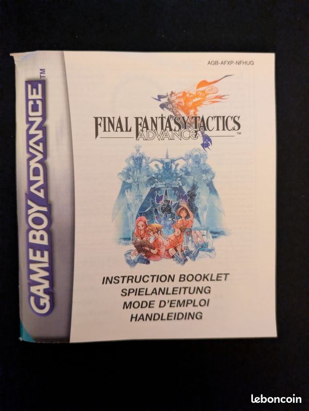 Final Fantasy Tactics Advance (officiel) - Game Boy Advance (pile de sauvegarde ok) (image 3)