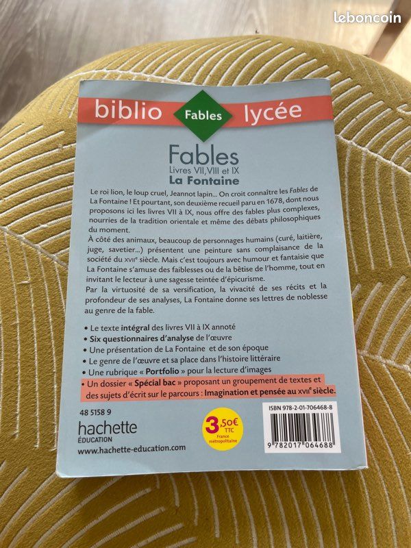 Fables Livre VII, VIII, IX de La Fontaine (image 2)