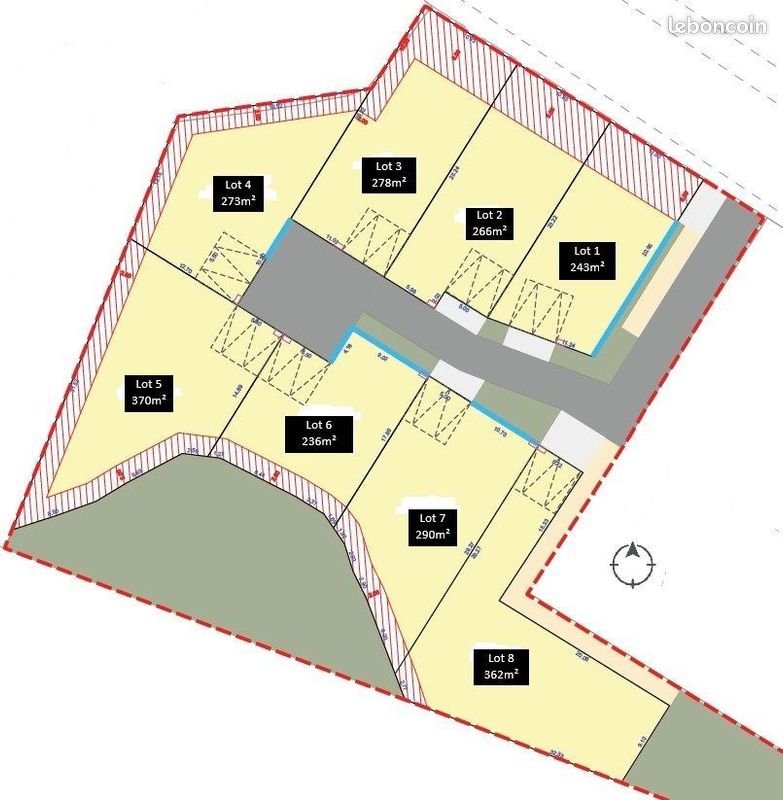 Terrain 273 m² · à Saint-Barthélemy-d'Anjou · 122 850 €