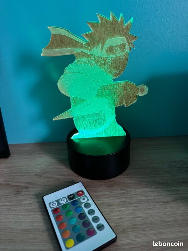 Lampe de chevet Anime Naruto Uzumaki neuve (image 1)