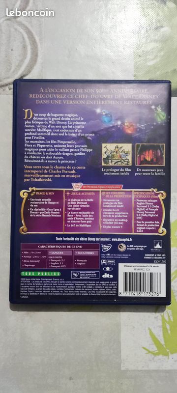 La Belle au Bois Dormant - Walt Disney - 2 DVD (image 2)