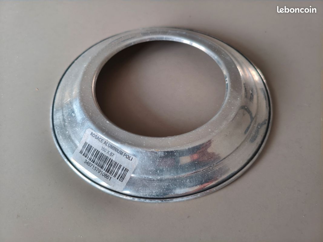 Rosace aluminium poli 160 x 87 (image 2)