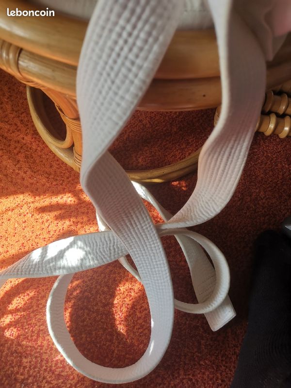 Ceinture judo blanche (image 2)