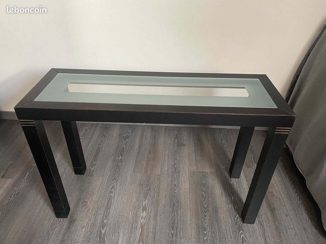 Lot de meubles verre et wenge (image 1)