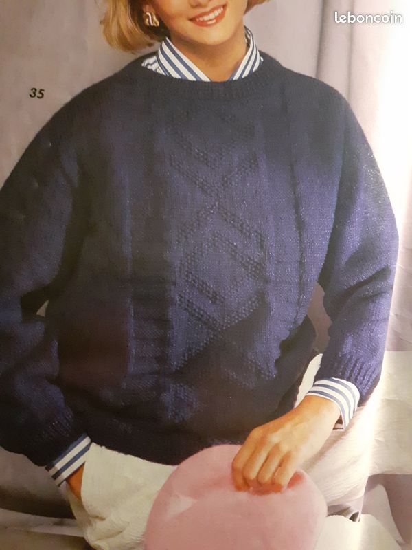Pull femme vert foncé neuf (image 14)