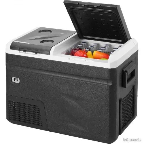 Réfrigérateur portable 36L, mini frigo de voiture/camion,m/caravane/ 12V avec fabrication de glace ❄️🧊 Glacière réglable ( -20C° / +20C°) (image 1)