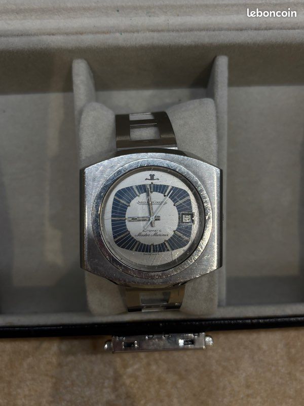 Jaeger-LeCoultre Master Mariner Automatic – Montre vintage acier – Fonctionnelle – À restaurer (image 8)