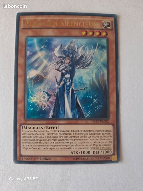 Carte Yu-Gi-Oh Magicien Silencieux DPRP-FR002 (image 1)