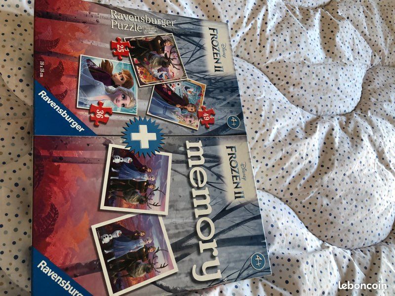 Memory et puzzle la Reine des neiges (image 1)