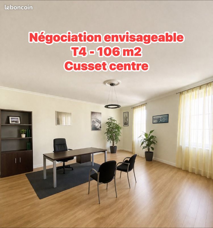 Appartement 4 pièces 106 m² · à Cusset · 106 m² · 132 000 €