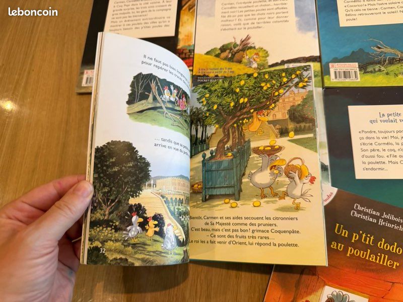 Lot de 7 livres Les P'tites Poules (image 5)