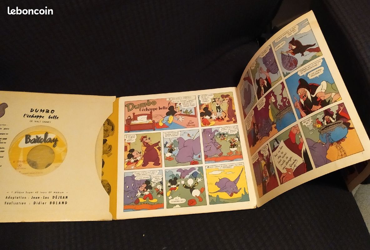 Lot de trois 45 t bandes dessinées (image 2)