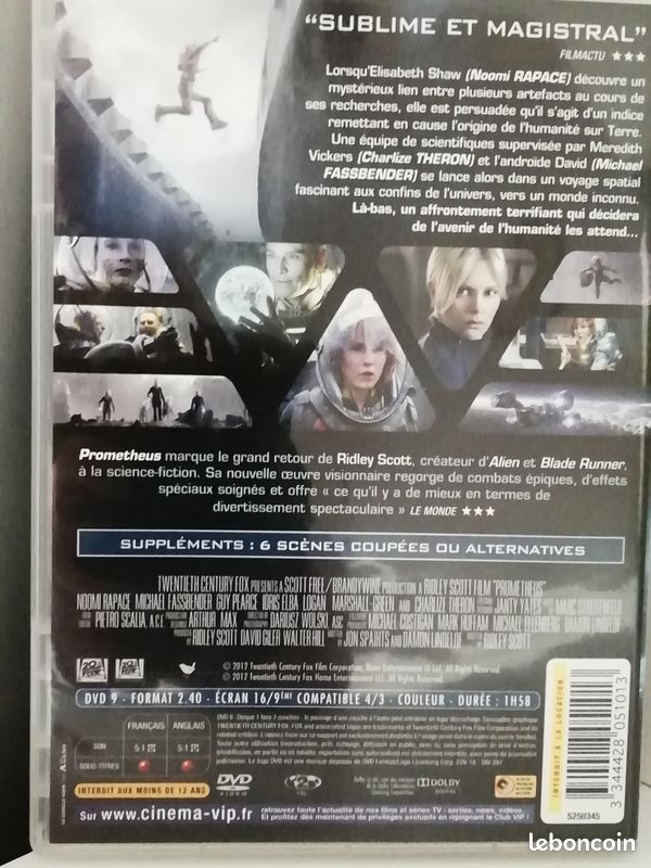 Prometheus DVD (image 2)