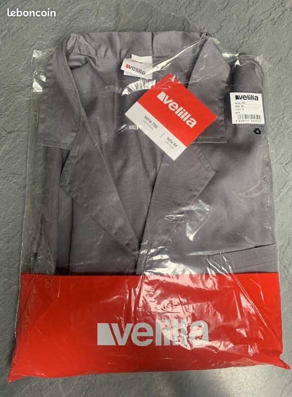 Blouse professionnelle grise neuve taille 54 (image 1)