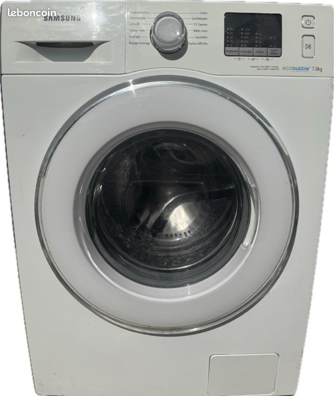 Lave linge Samsung Ecobubble 7kg (image 5)