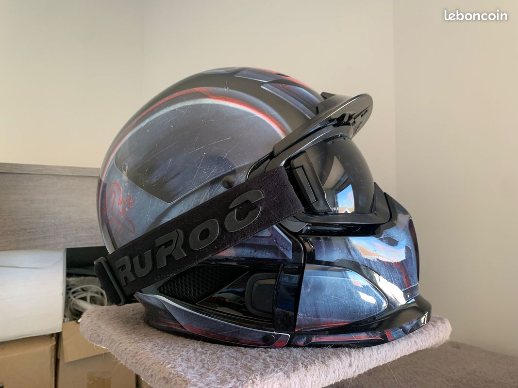 Casque Ruroc RG1-DX Chaos inferno Snowboard - Sport & Plein air