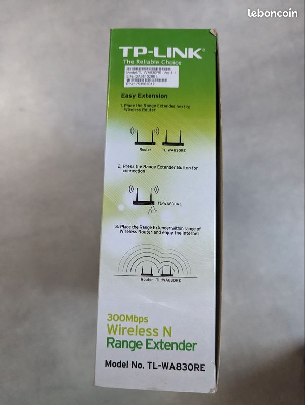 Tp-Link wireless N Range extender (300mbps) (image 2)