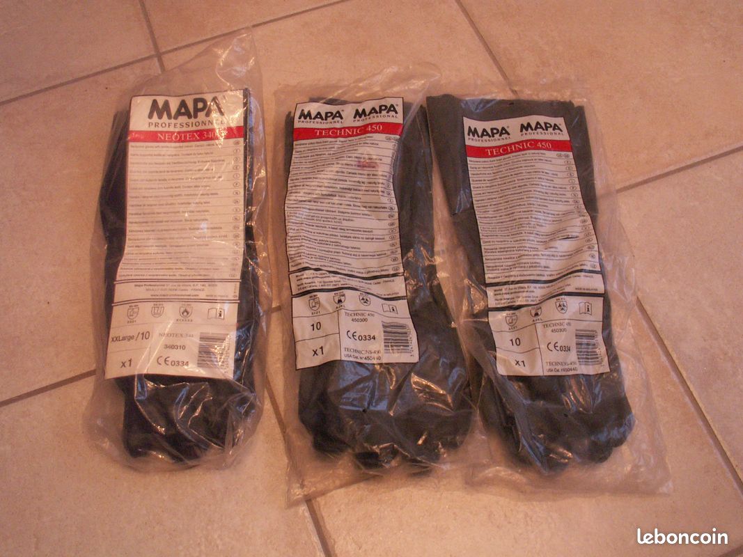 Lot paire de gants mappa pro (image 1)