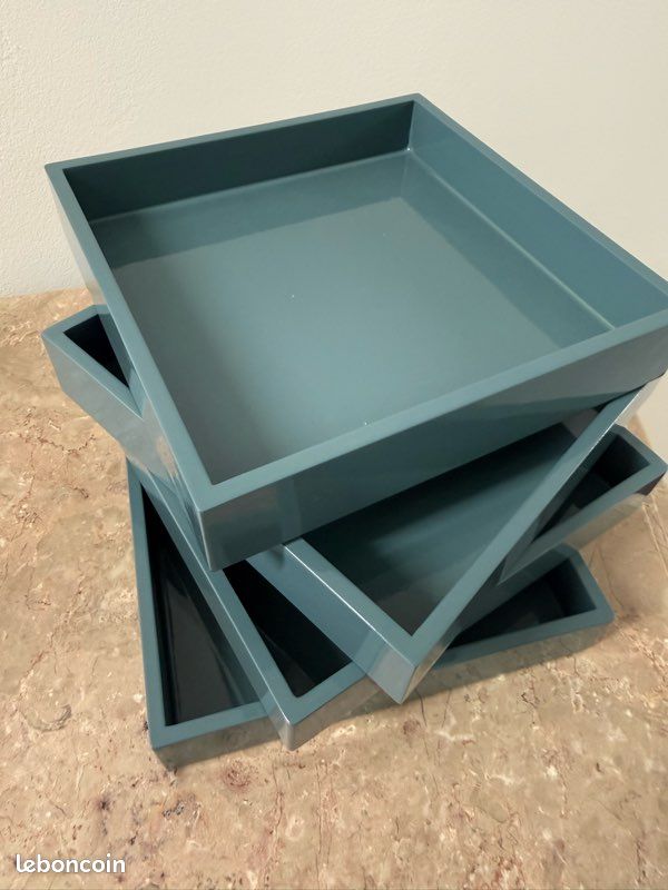 Mojoo - lot de 4 petits plateaux à service (image 1)