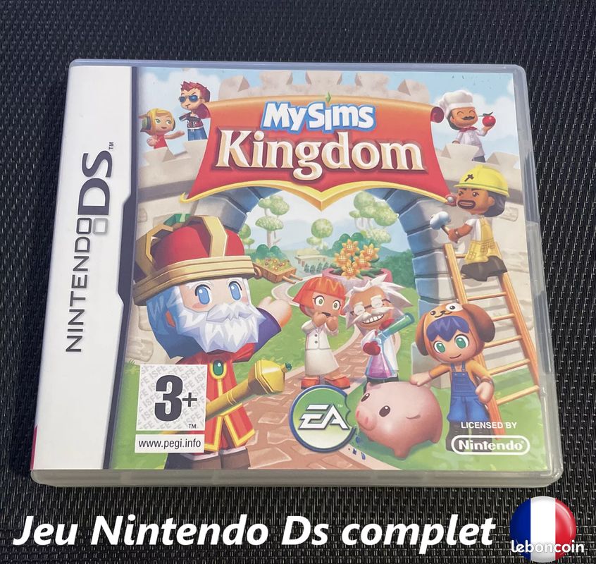 Jeu MySims Kingdom Pour Nintendo DS - Très Bon état, Boîte Et Instructions Incluses