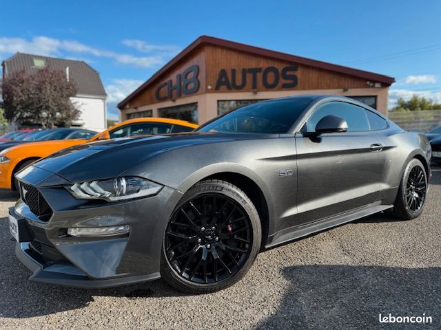 Ford mustang v8 5.0 gt fastback phase 2 gris magnetic pack premium suspension magneride systeme audio bang&olufsen boite automatique * dispo et visible sur notre parc* 46900 eur (image 2)