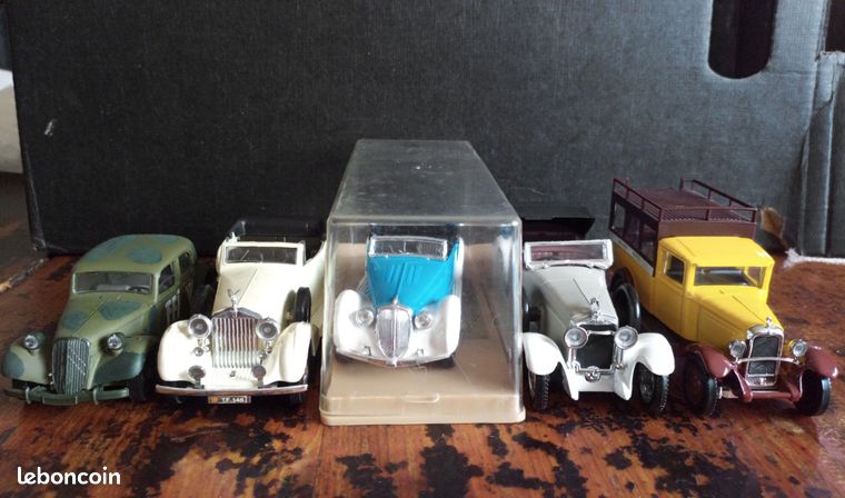 Lot De 5 Voitures Miniatures Solido 1/43 – Citroën, Militaires US, Française & Allemande (Lot 5)