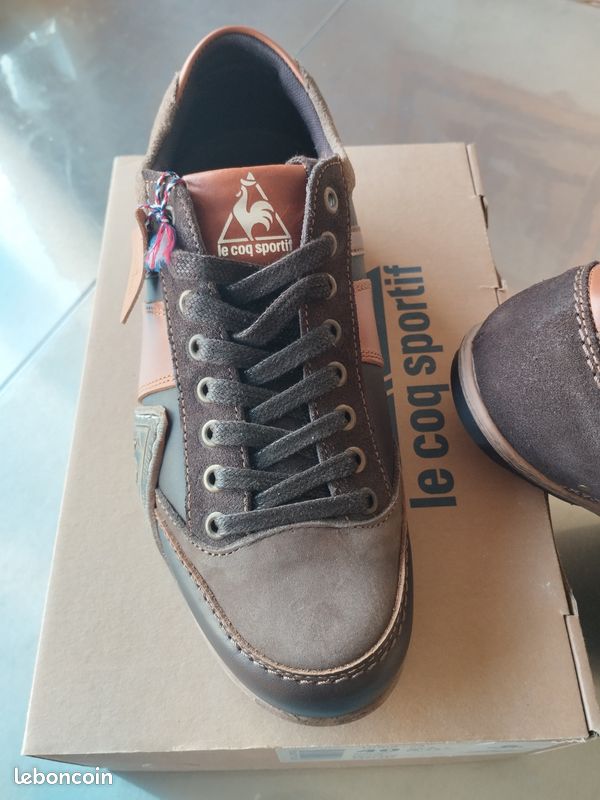 Le Coq Sportif Turin Basket Vintage Modèle Turin Neuves Chaussures