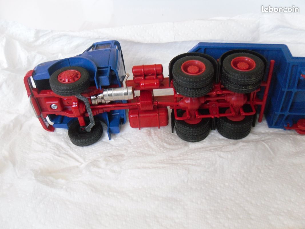 CAMION MAN + Remorque Porte Char Porte Engin NooteBoom Euro Lowbed 1/50