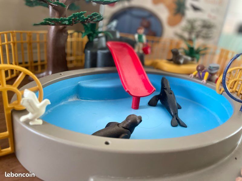 Boîte playmobil vintage 3650 de 1984 aquarium otaries phoques tortues (image 7)