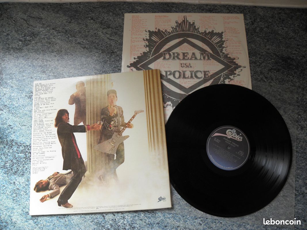 Disque vinyle 33 tours original cheaptrick -dream police (image 2)